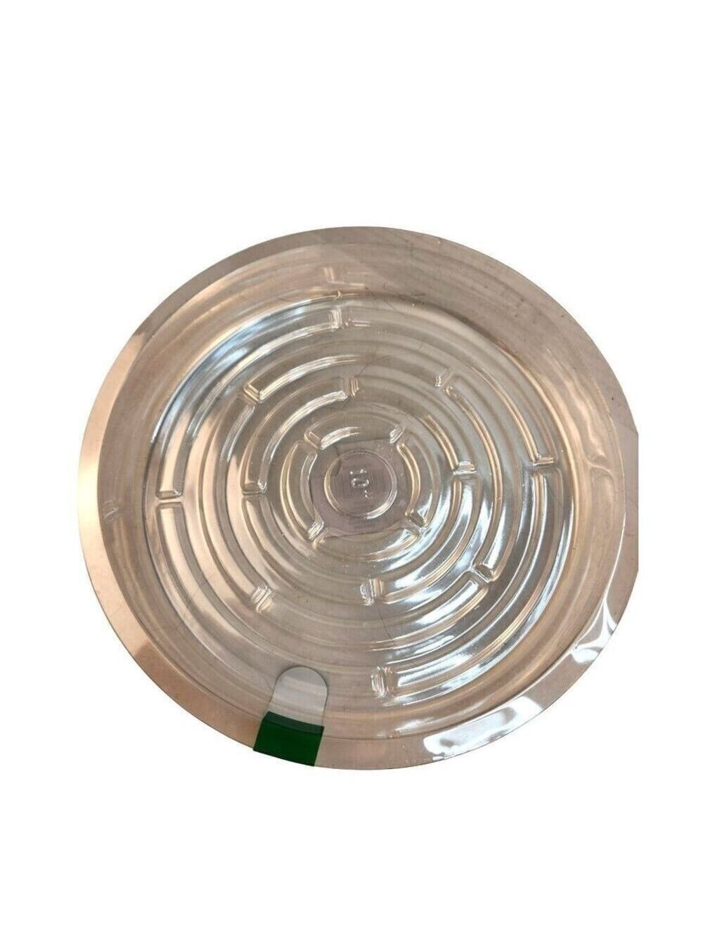 10" Clear Round Plastic Plant Saucer Drip Tray 3-Pack For Indoor & Outdoor Use - Picture 2 of 3